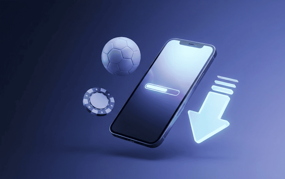 Pantalla de descarga e inicio de sesión de Betcris App